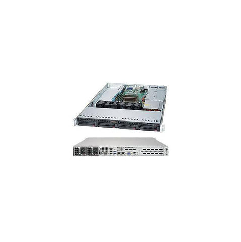 Supermicro SuperServer SYS-5019S-WR LGA1151 500W 1U Rackmount Server Barebone System (Black)