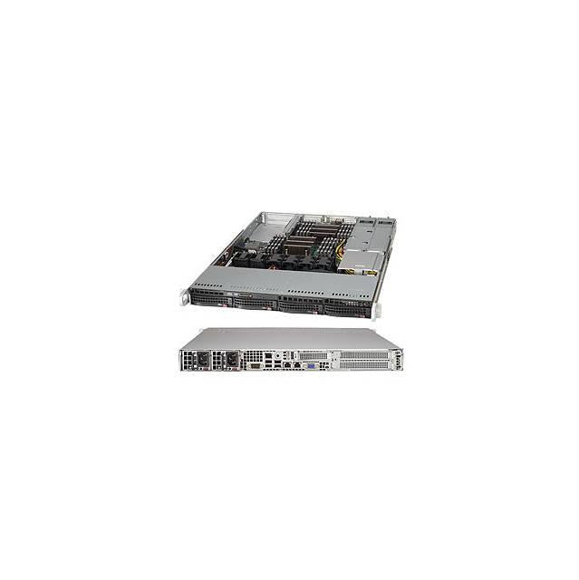 Supermicro SuperServer SYS-6018R-WTR Dual LGA2011 700W-750W 1U Rackmount Server Barebone System (Black)