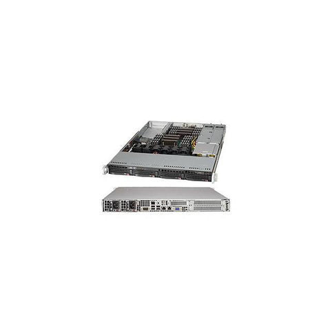 Supermicro SuperServer SYS-6018R-WTRT Dual LGA2011 700W-750W 1U Rackmount Server Barebone System (Black)