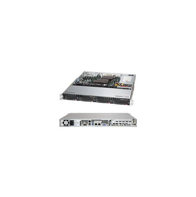 Supermicro SuperServer SYS-6018R-MT Dual LGA2011 440W-480W 1U Rackmount Server Barebone System (Black)