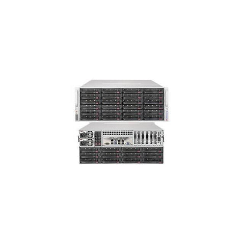 Supermicro SuperStorage Server SSG-6048R-E1CR36L Dual LGA2011 1280W 4U Rackmount Server Barebone System (Black)