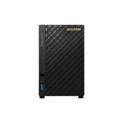 ASUSTOR AS1002T Marvell ARMADA-385 1.0GHz- 512MB DDR3- GbE- USB3.0- 2-bay Desktop NAS