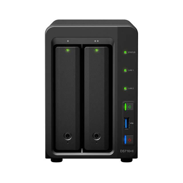 Synology DiskStation DS716+II 2-Bay Desktop NAS for SMB