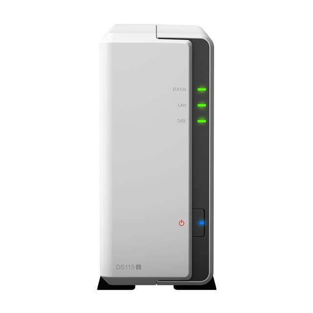 Synology DiskStation DS115J Compact Lightweight & Energy-efficient 1-Bay Desktop NAS