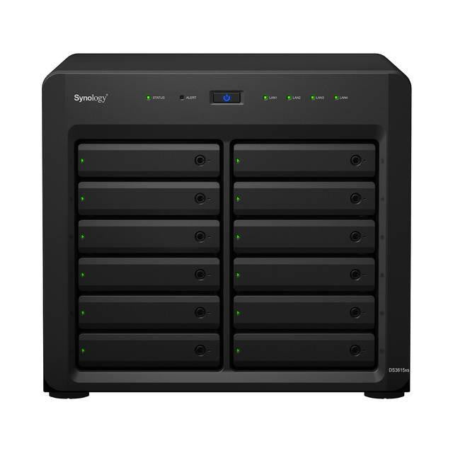 Synology DiskStation DS3615XS Premium Performance and Scalability 12-Bay Desktop NAS for Distributed Enterprises