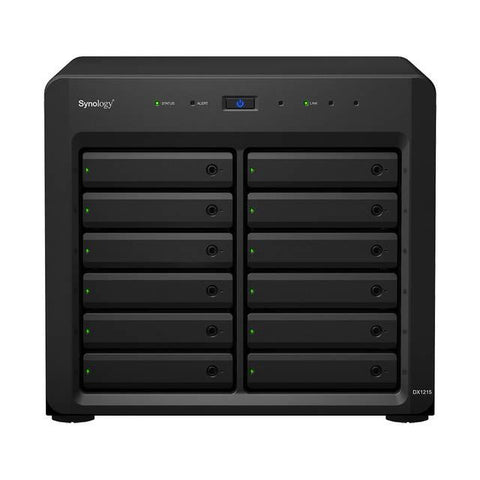 Synology DiskStation DX1215 12-Bay Expansion Unit Scales Up Your Synology DiskStation Capacity Effortlessly