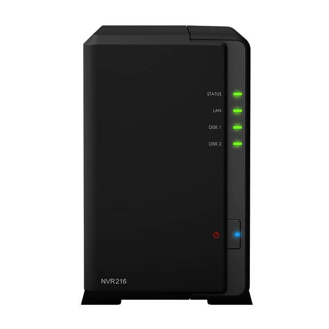 Synology Network Video Recorder NVR216 w- 4-Channel IP Cameras Support