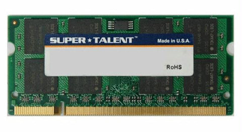 Super Talent DDR2-667 SODIMM 2GB-128x8 Value Notebook Memory