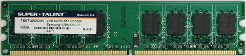 Super Talent DDR2-667 2GB-128x8 Samsung Chip Memory