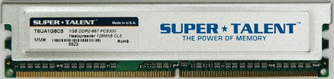 Super Talent DDR2-667 1GB-128x8 S-RIGID Memory