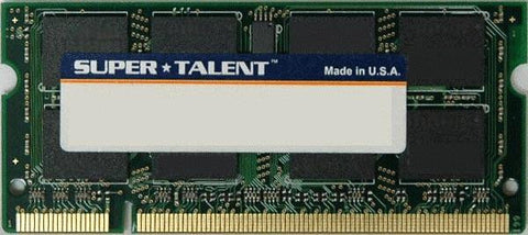 Super Talent DDR2-800 SODIMM 1GB-128x8 Micron Chip Notebook Memory