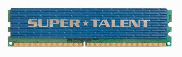 Super Talent DDR2-800 1GB-64x8 CL4 Memory