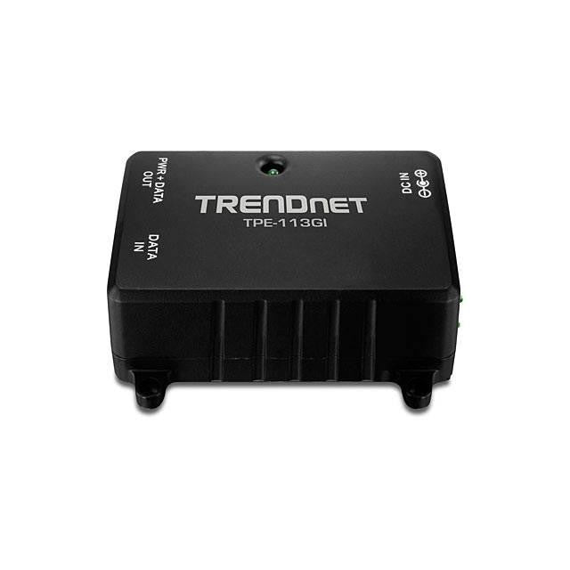 TRENDnet TPE-113GI 2-Port 10-100-1000Mbps Gigabit Power over Ethernet (PoE) Injector