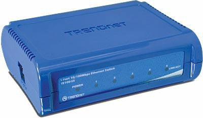 TRENDnet TE100-S5 5-Port 10-100Mbps Fast Ethernet Switch