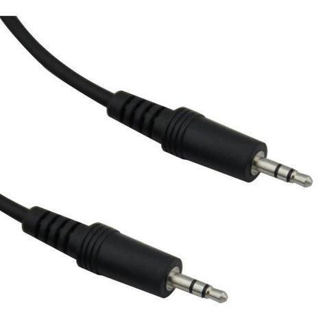 VCOM CV202-6FEET 6ft 3.5mm Male to 3.5mm Female Stereo Audio Cable (Black)