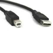 VCOM CU201-15FEET 15ft USB 2.0 Type A Male to USB 2.0 Type B Male Printer Cable (Black)