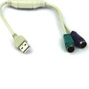 VCOM CU807 USB 2.0 to 2x PS2 Cable