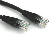 VCOM NP511-10-BLACK 10ft Cat5e UTP Molded Patch Cable (Black)