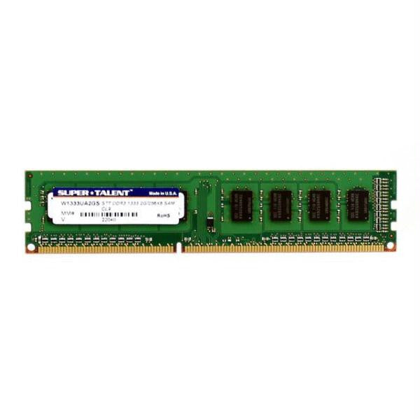 Super Talent DDR3-1333 2GB-256Mx8 CL9 Samsung Chip Memory