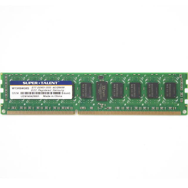 Super Talent DDR3-1333 4GB-256Mx8 ECC-REG CL9 Samsung Chip Server Memory