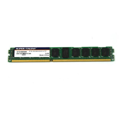 Super Talent DDR3-1333 8GB-512x8 ECC-REG CL9 Very Low Profile Server Memory