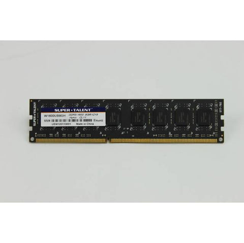 Super Talent DDR3-1600 8GB-512Mx8 CL9 Hynix Chip Memory