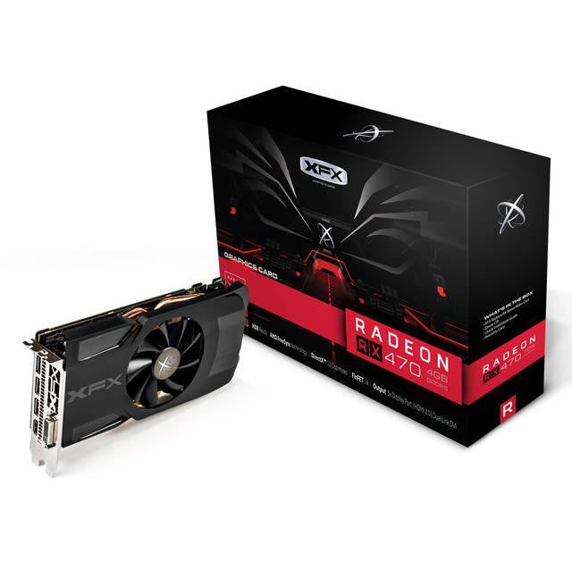 XFX AMD Radeon RX 470 4GB GDDR5 DVI-HDMI-3DisplayPort PCI-Express Video Card