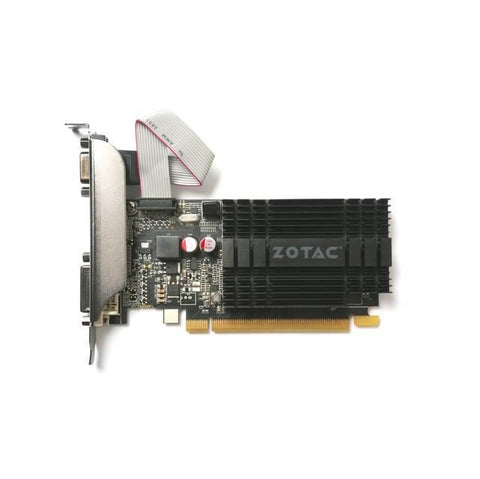 ZOTAC NVIDIA GeForce GT 710 1GB DDR3 VGA-DVI-HDMI Low Profile PCI-Express Video Card