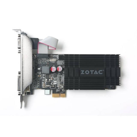 ZOTAC NVIDIA GeForce GT 710 1GB DDR3 VGA-DVI-HDMI Low Profile PCI-Express Video Card