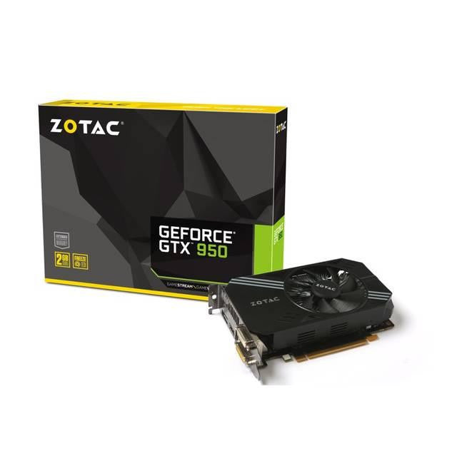 ZOTAC NVIDIA GeForce GTX 950 2GB GDDR5 2DVI-HDMI-DisplayPort PCI-Express Video Card