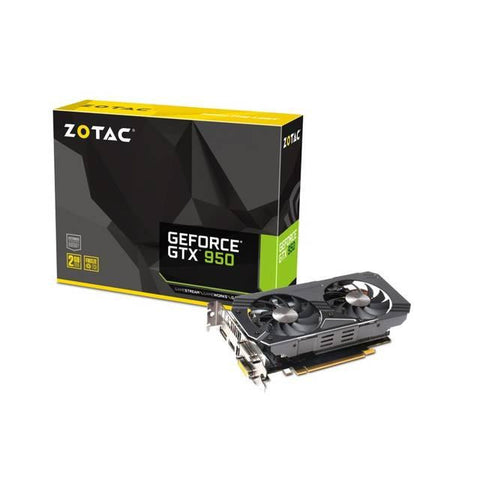 ZOTAC NVIDIA GeForce GTX 950 OC 2GB GDDR5 2DVI-HDMI-DisplayPort PCI-Express Video Card