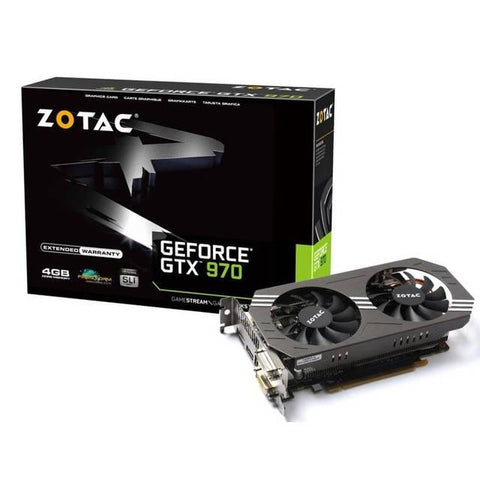 ZOTAC NVIDIA GeForce GTX 970 4GB GDDR5 2DVI-HDMI-DisplayPort PCI-Express Video Card