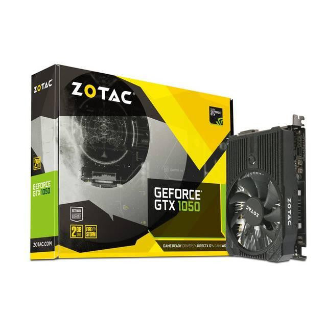 ZOTAC NVIDIA GeForce GTX 1050 Mini 2GB GDDR5 DVI-HDMI-DisplayPort PCI-Express Video Card